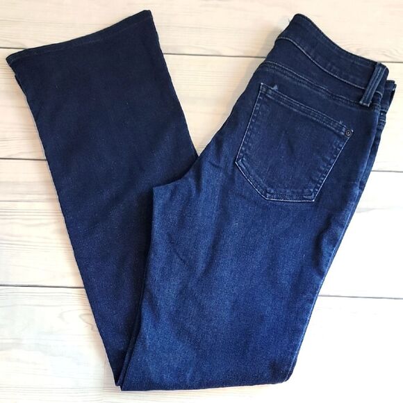 NYDJ Barbara Bootcut Darkwash Blue Denim Jeans  Womens Size 4 - Picture 1 of 16